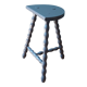 Bluish-grey tripod stool