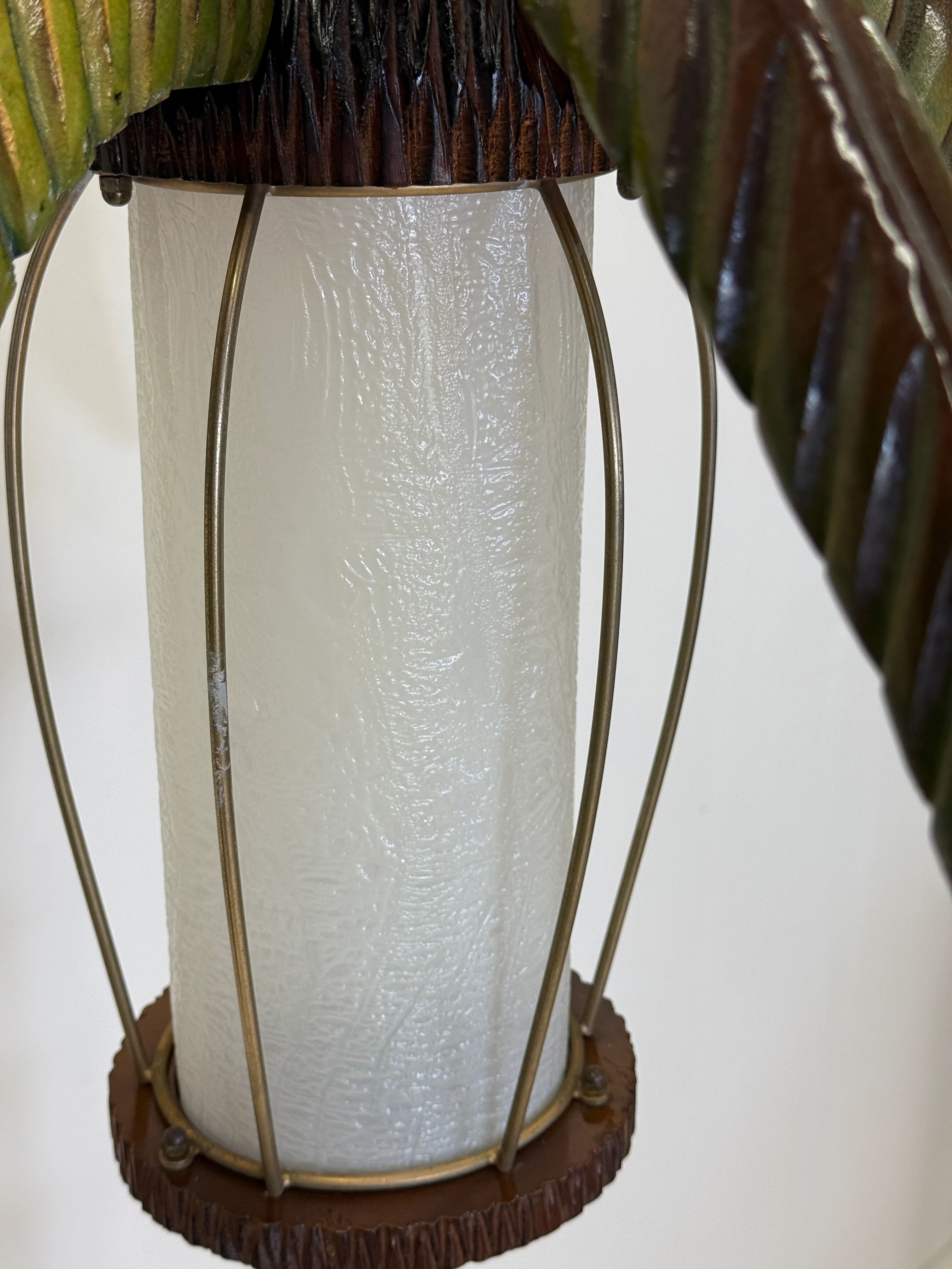 "Palm tree" floor lamp — Aldo Tura, Italy, circa 1960