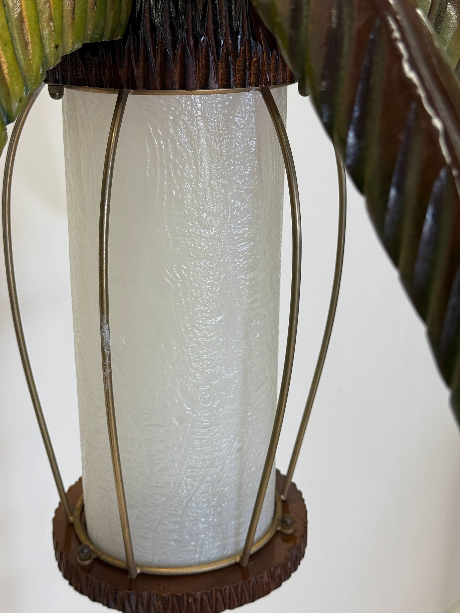 "Palm tree" floor lamp — Aldo Tura, Italy, circa 1960