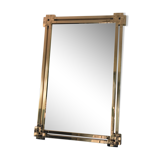 Vintage Mirror By Massimo Scolari For Valenti 1970s 49x90cm