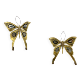 Pair of butterfly sconces by Henri Fernandez