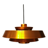 Hanging lamp model ‘Nova’ designed by Jo Hammerborg for Danish Fog&Mørup 1963 in copper
