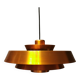 Hanging lamp model ‘Nova’ designed by Jo Hammerborg for Danish Fog&Mørup 1963 in copper