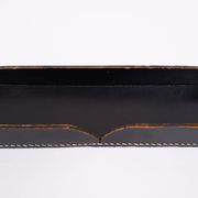 Large Exclusive Stich Leather Desk set 1960s France