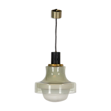 Mid-century brass pendant lamp from 50s Stilnovo
