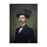 Portrait ancien - série “Les moustachu-e-s”