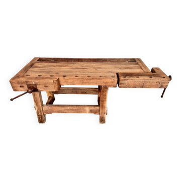 Old small carpenter's workbench from the 1920s.