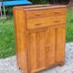 Parisian sideboard 2 doors 2 drawers at support height in oak