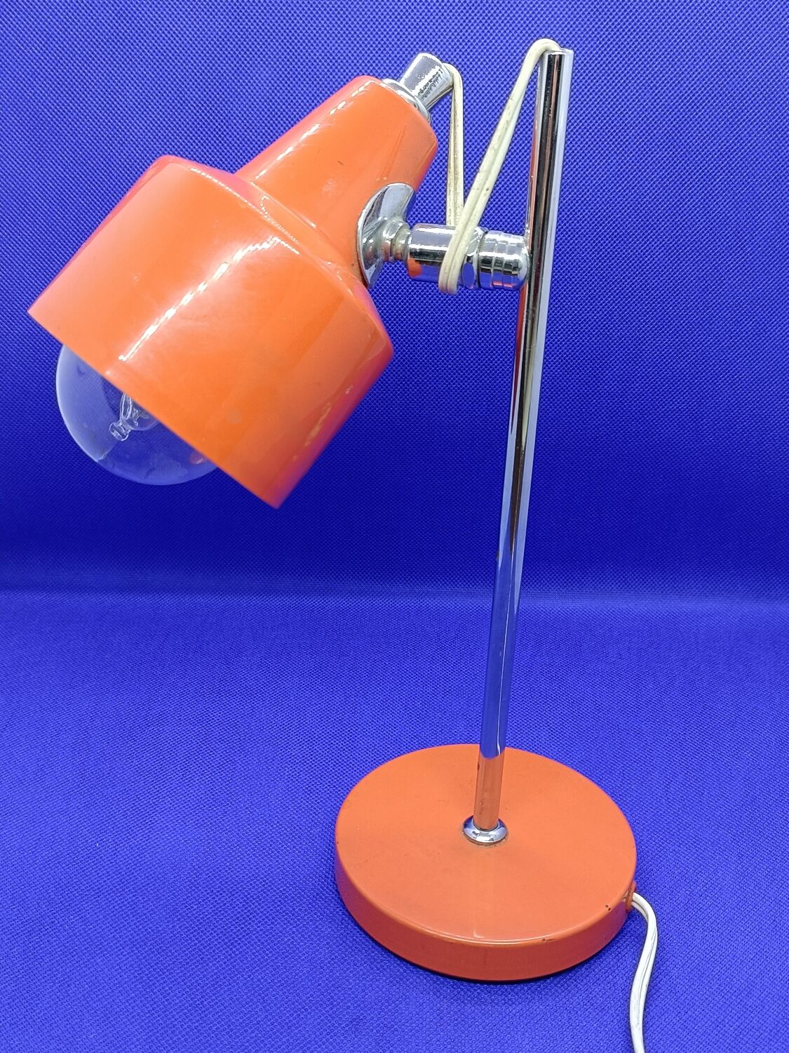 Lamp 60/70 orange, chrome