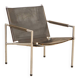 "SZ02" armchair in black/emerald leather by Martin Visser for Spectrum 60's