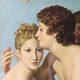 Oil on canvas after François Gérard "psyche and love"