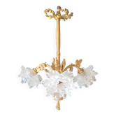 Lustre en bronze Louis XVI