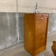 industrial furniture notary binder has vintage J-B curtain 1960S