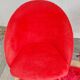 pair of vintage armchairs (red fur)
