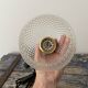 Lampe baladeuse vintage en verre ciselé électrifiée à neuf
