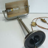Former 1930s art deco metal desk lamp