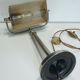 Former 1930s art deco metal desk lamp