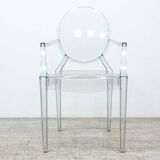 Louis Ghost transparent chair from Kartell.