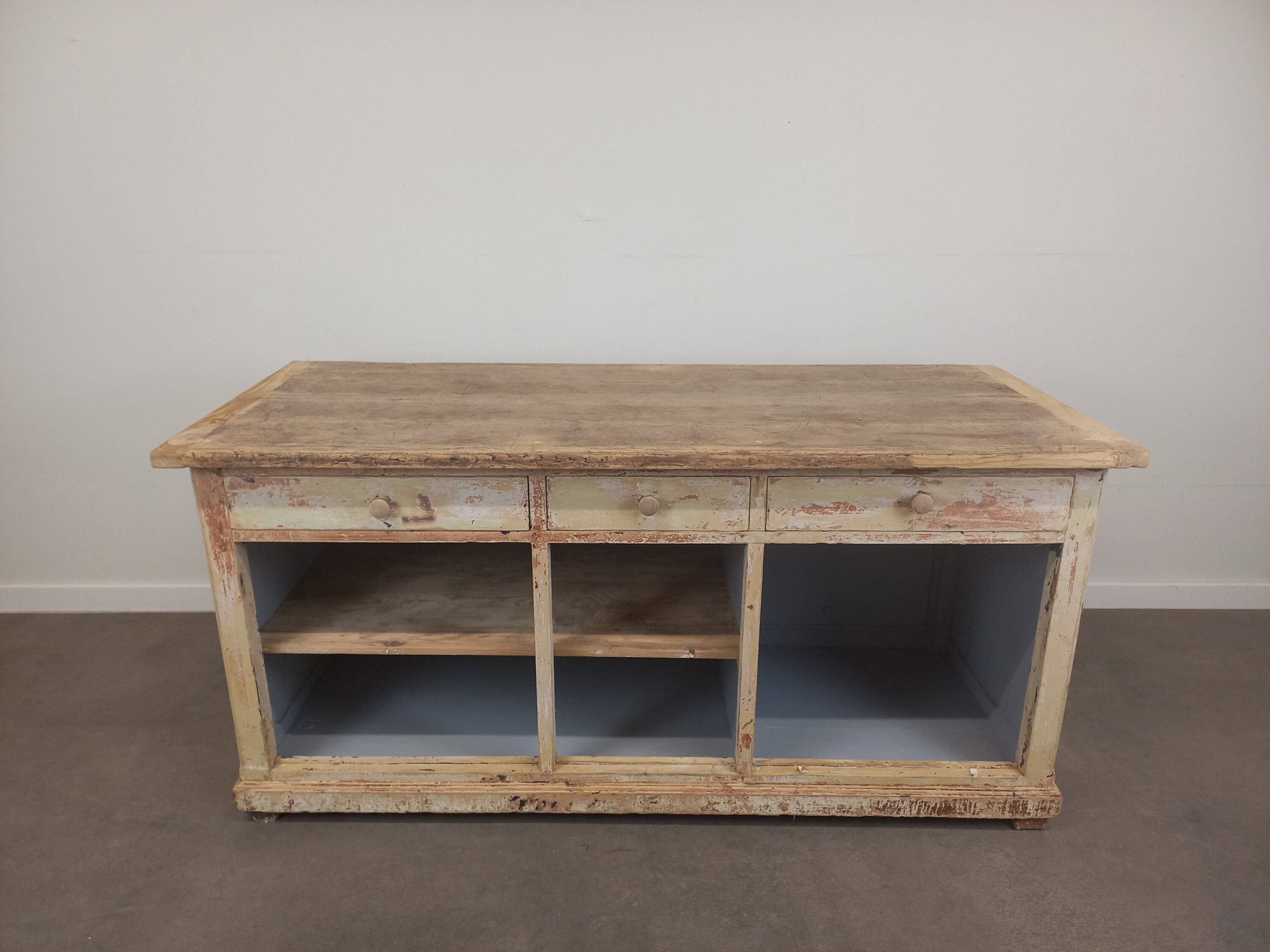 Weathered store bank