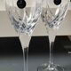 Lot 4 grands verres à vin rouge/Royal Doulton Élégance. En cristal de plomb de haute qualité. Haut 21 cm. Neuf avec boîte