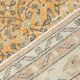 Tapis vintage classique orange et vert 6x10, 197x305 cm