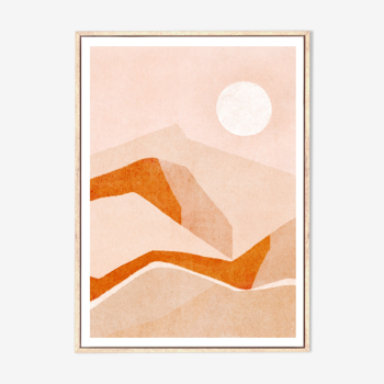 Tirage d’art « Mountain Sunset » A3