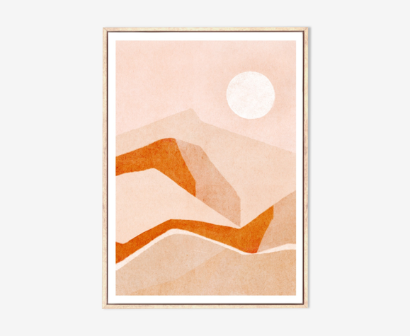 Tirage d’art « Mountain Sunset » A3