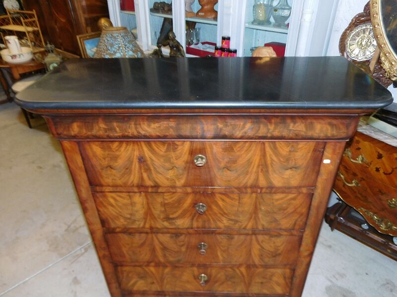 Chiffonnier Louis Philippe en acajou du XIX ème siecle