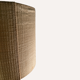 Midcentury French modernist wood turnt table lamp