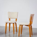 4 chairs modernist Cor Alons plywood wood 1950