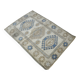 Tapis Oushak bleu et beige sku 1163
