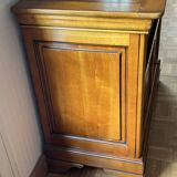 Louis Philippe solid cherry wood TV cabinet.