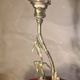 bronze lamp with marble, beautiful work by a bronzier, 1910 at 40 and fine tulip