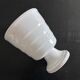 Scandinavian white cache pot