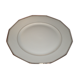 6 Art Deco flat plates, in Limoges porcelain