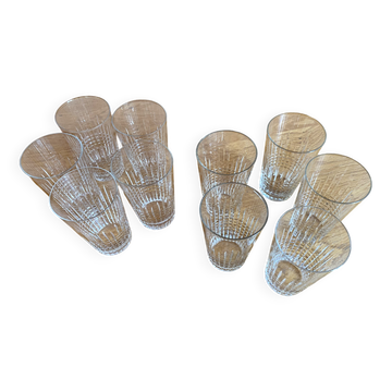 Verres gobelets en cristal Baccarat