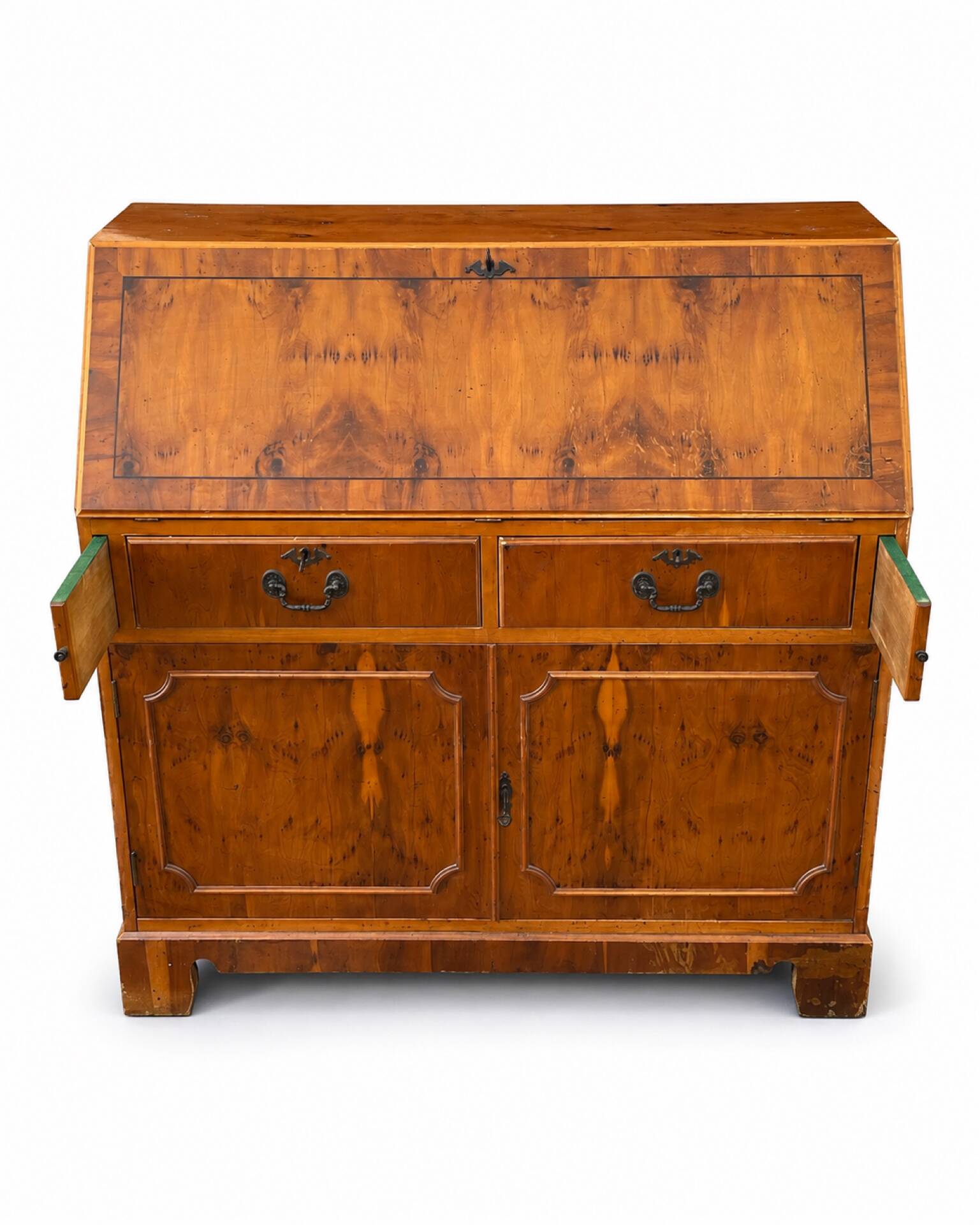 19th-century English secretary desk.