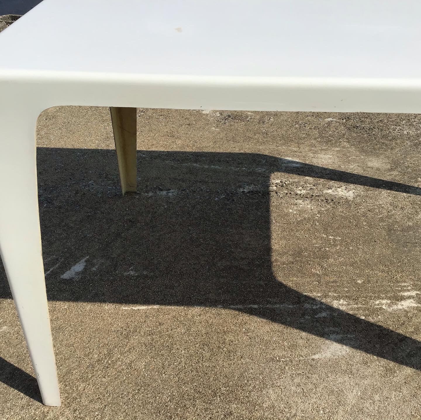 Fiberglass table or desk year 70