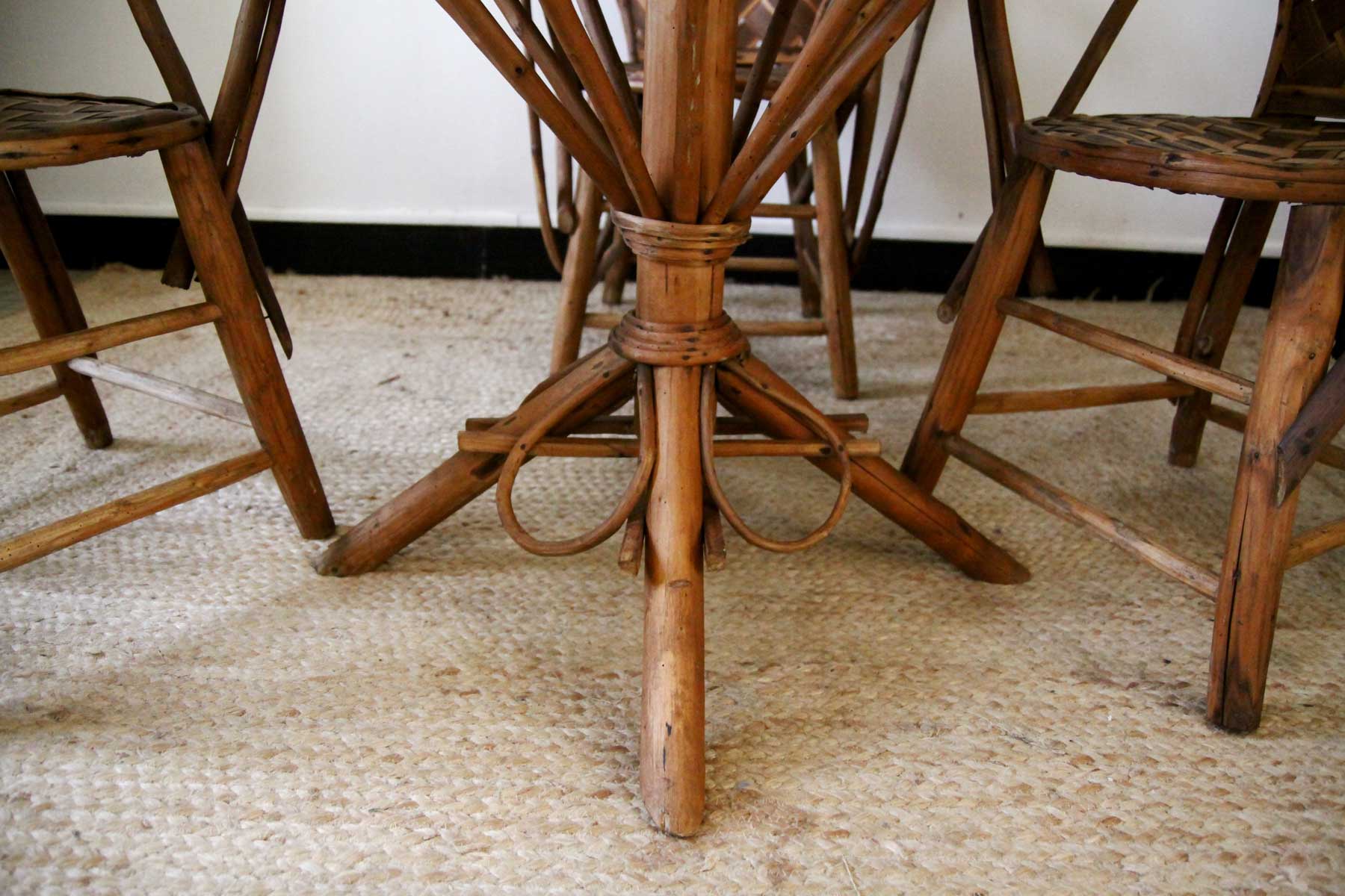 Chestnut garden furniture