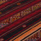 Anatolian handmade kilim rug 252 cm x 184 cm