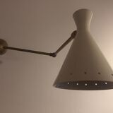 Murable applied Italian double - articulated - Lampshade metal painted white