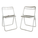 Pair of Emu style folding chairs