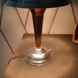 Lampe champignon cuivre et aluminium