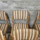 Lot de 6 chaises scandinaves vintage année 1970