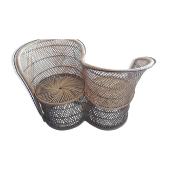 Fauteuil confidence en rotin