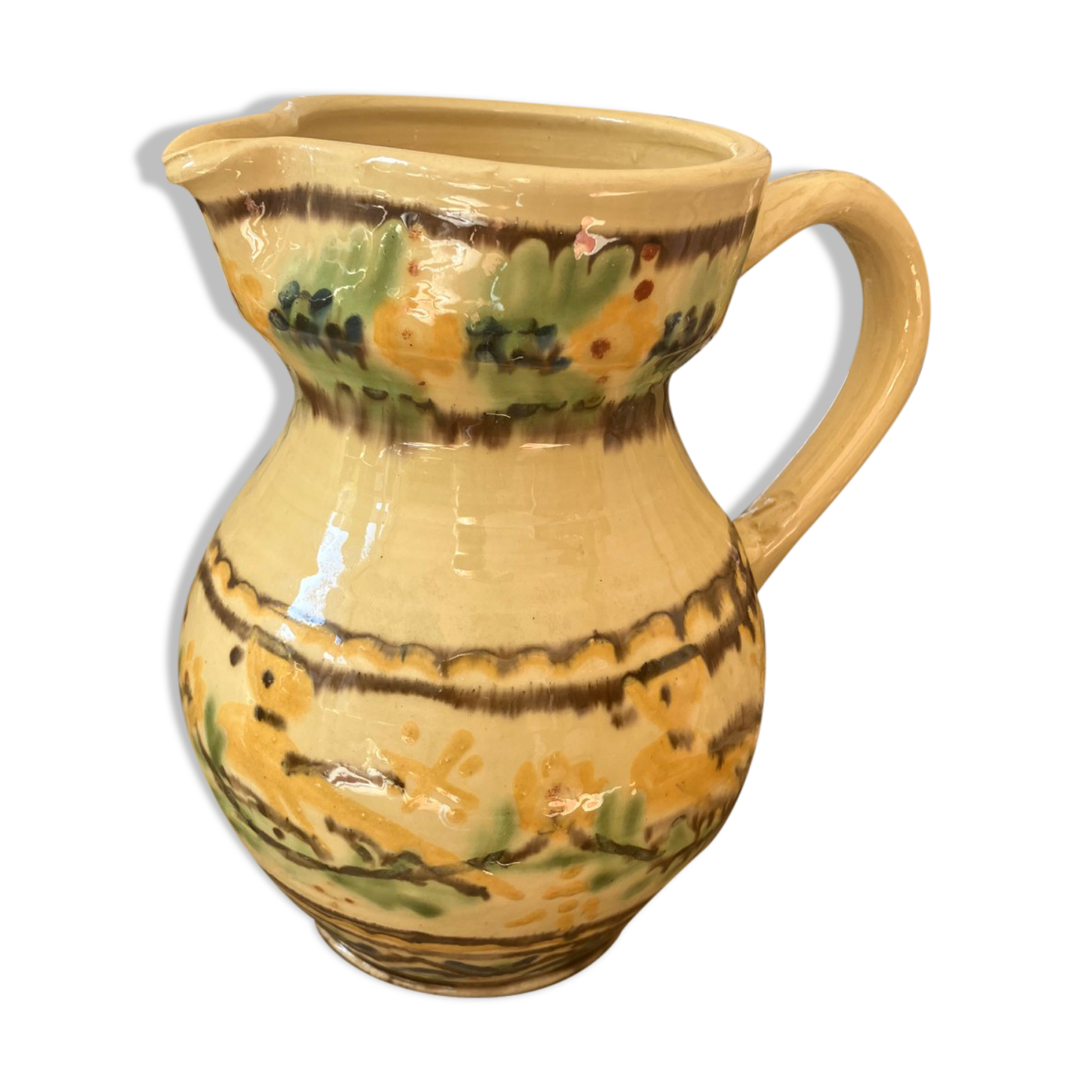 Savoyard pottery pitcher