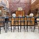 Suite de 6 tabourets de bar