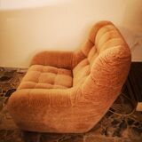 Vintage velvet armchair