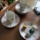 Limoges porcelain coffee cups and saucers