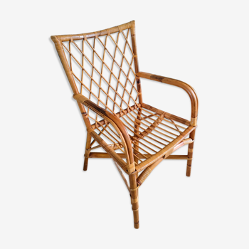 Rattan armchair